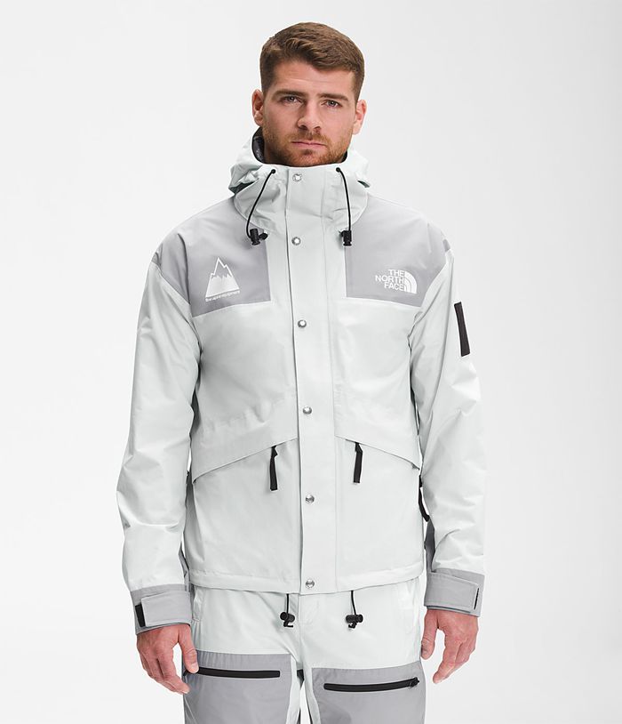 The North Face Mens Rain Jacket Origins 86 Mountain 416KPHXIO - White